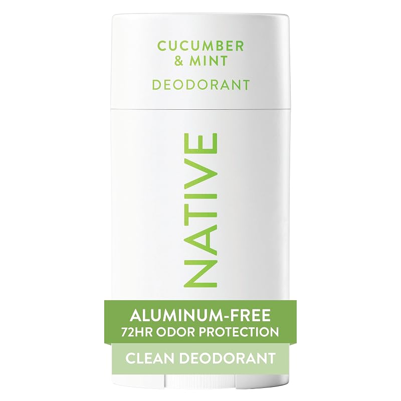 Desodorante Native sem alumínio com fragrância de pepino e menta, 75 g
