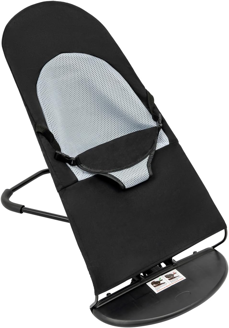 Pet Rocking Chair, Portable Pet Rocker Bed, Pet Rocker Bed, Portable Foldable Breathable Dog Beds Cat Sofa, Breathable Pet Rocker Sofa Bed Bouncer Chair, Indoor Lounge, Under 33.07lbs/15Kg (Black)