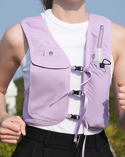 Miniatura 9 de Chaleco de correr para mujeres y hombres, patente original de Estados Unidos, correas ajustables para el pecho, chaleco de hidratación para correr