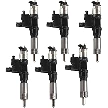 6pcs Fuel Injector 095000-5500 095000-5504 095000-5500 8-97367552-1 8-97367552-4 8-97367552-1 Compatible With Isuzu 4HL1 6HL1 Engine
