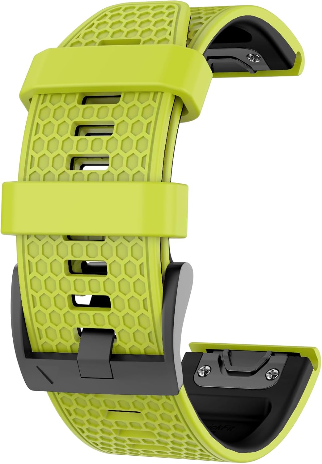 OVERSTEP Compatible with Garmin Fenix 5 Watch Band/Fenix 7 Band, 22mm Soft Silicone Replacement Strap for Fnix 5 Plus/Fenix 6/Fenix 6 Pro/Fenix 7 Pro/Approach S60/S62 Smart Watch - Image 2