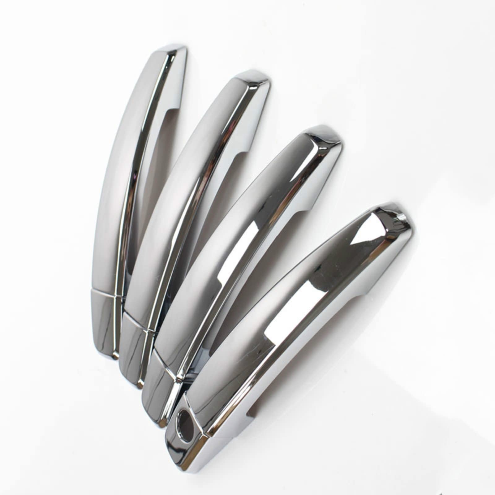Garniture chrome poignée Opel Meriva B finition argent premium pour voiture