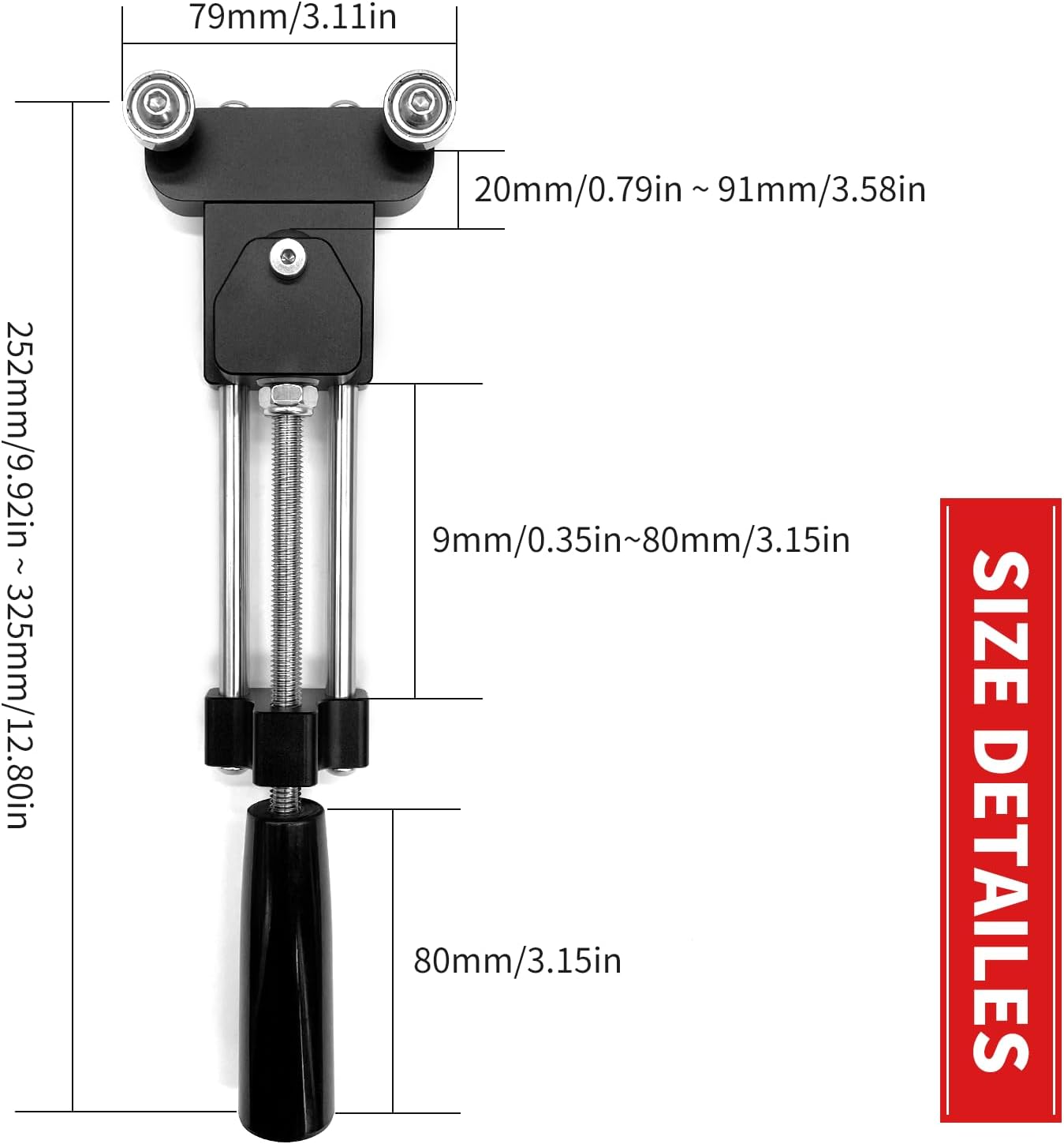 Aluminum Oil Filter Cutter, Universal Oil Filter Cutting Tool for Filter Cutting Range 2"-4" (Include 3 Replaceble Cutting Blades) Black