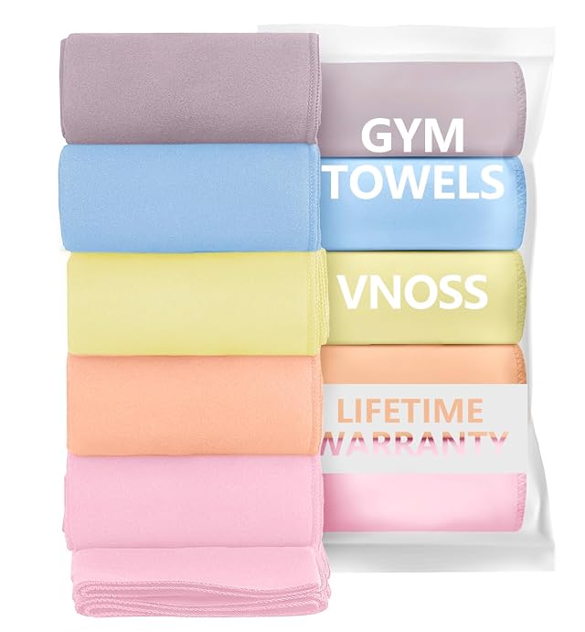 Microfiber Gym Towels - Quick Dry Highly Absorbing Odor-Free for Women Men - Gym Towel for Hot Yoga