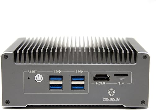 Protectli Vault V1610 (with coreboot) - 6 Port, Micro Appliance/Mini PC - Intel N6005, 6X 2.5G NICs, 16GB LPDDR RAM on-Board, 32GB eMMC on-Board