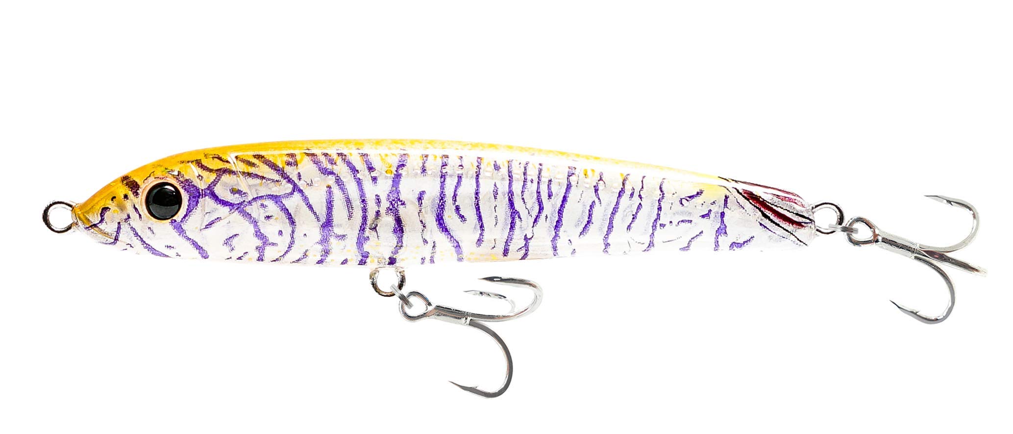 Nomad Design Riptide Sinking - Surface Stickbait, BKK Diablo 5X Singles, 2/0,#4,#9/0 Hooks