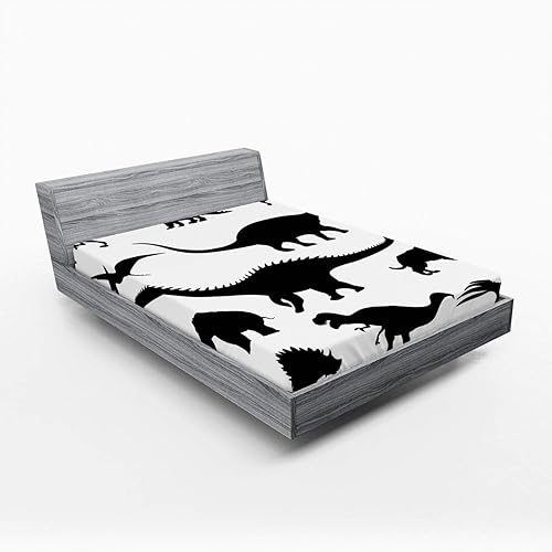 Miniatura 62 de Ambesonne Sábana bajera étnica, primer plano de degradado vertical, efecto de teñido anudado hippie Alter Life, impresión artística retro, ropa de