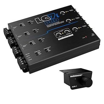 AudioControl LC7iPRO 6-Channel Active Line Output Converter with AccuBASS for Adding Subwoofers, Amplifiers to Factory Car Audio Receiver Head Unit, Includes ACR-1 Dash Remote Bass Knob Controller