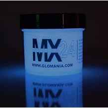 MX24 Extreme Glow in The Dark Paint Daytime Invisible Blue 1 Ounce Pot
