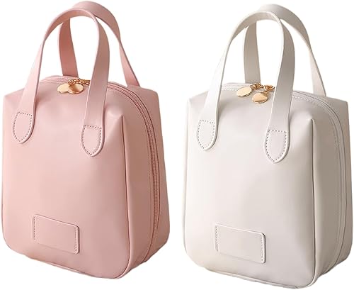 Miniatura 9 de Atlodas Bolsa de maquillaje premium, bolsa de cosméticos portátil para mujeres con compartimentos, bolsa de maquillaje de viaje de gran capacidad