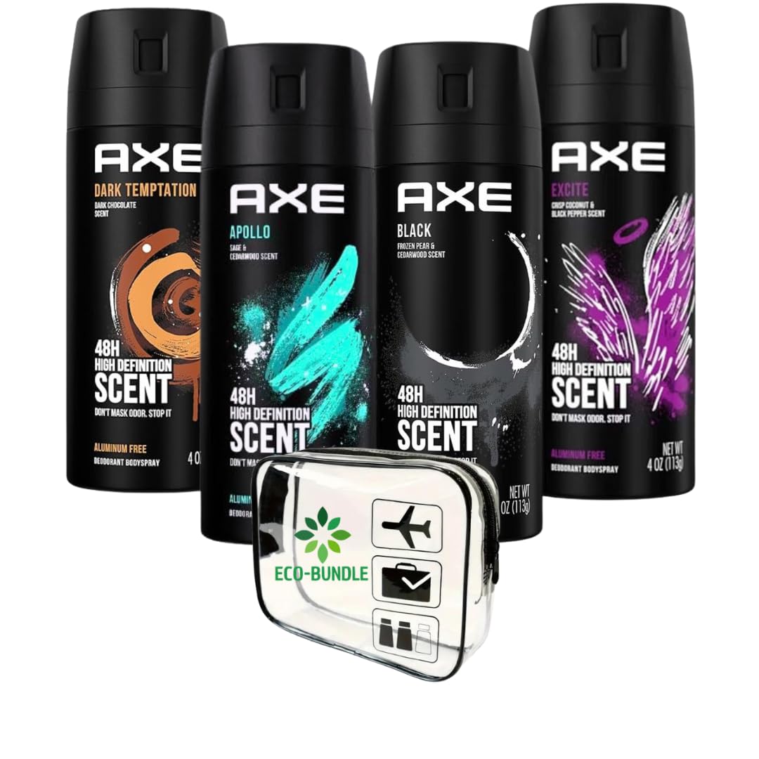 Axe Deodorant Bodyspray for Men, Apollo, Excite, Black