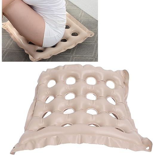 Inflatable Chair Pad,Inflatable Portable Seat Cushion Anti Bedsore Decubitus Chair Pad Mat Air Cushion Wheelchair Mat,Waffle Cushion Pressure Relief for Seniors,Wheelchair Cushions