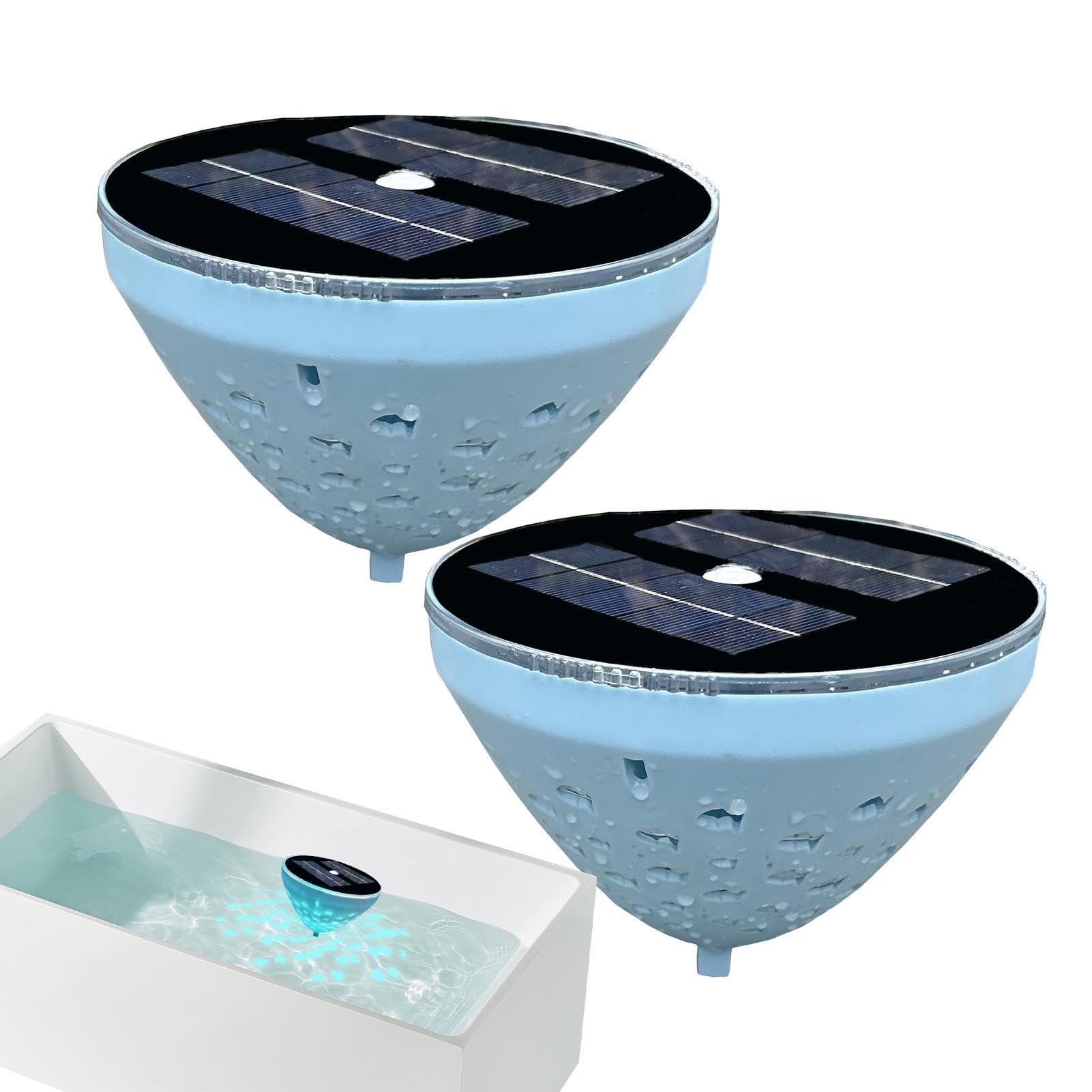 Generico Per Piscina 2 Pezzi Illuminazione Ambientale Multimodale | da Esterno Decorazione Giardino Per Casa Hotel Bagno Vasca da Bagno Vasca Idromassaggio Piscina Fuori Terra Interrata Festa