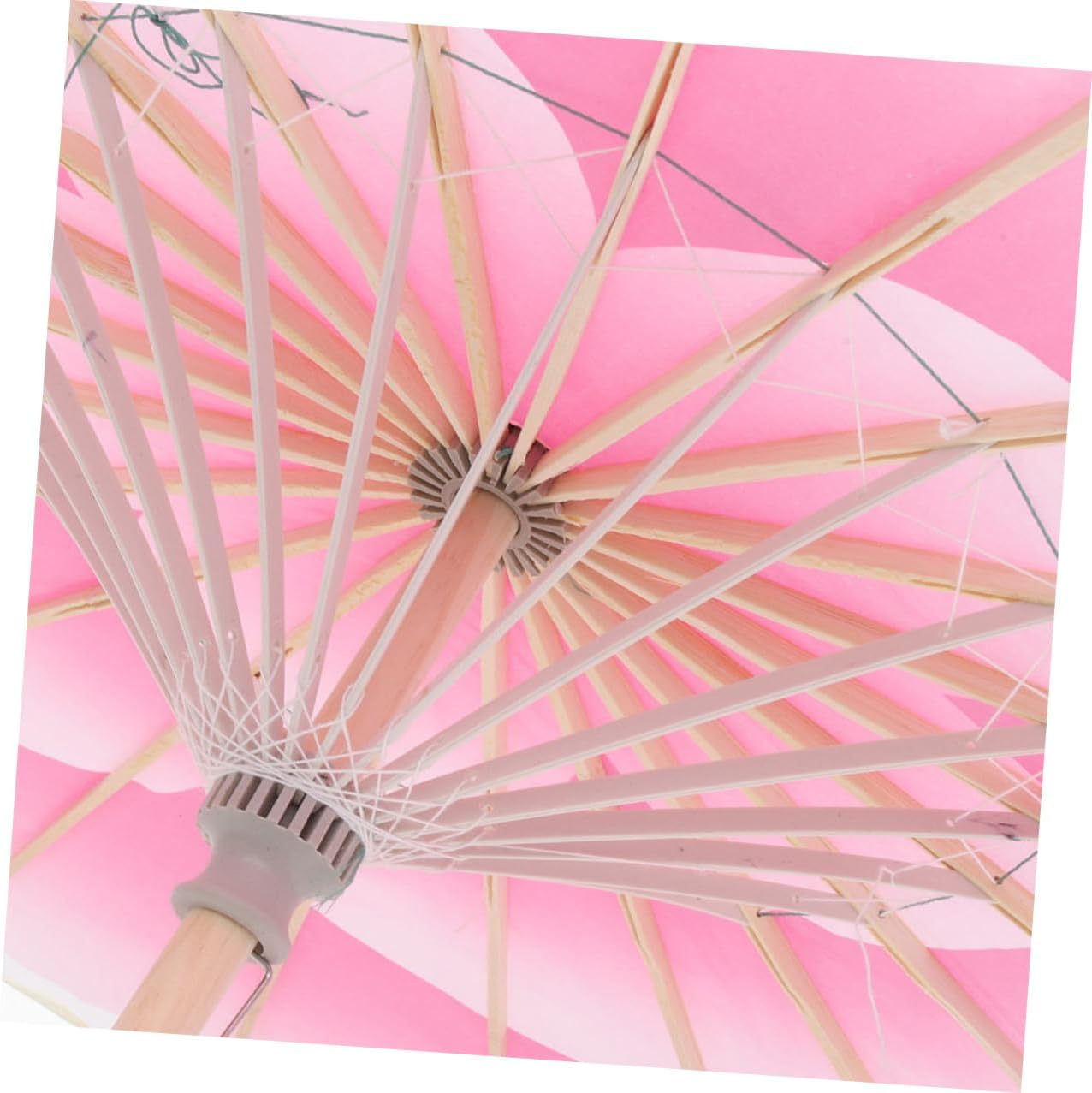 Classic Chinese Oil Paper Umbrella Peony Flower Pattern Handmade Stick Umbrella 82cm Diameter for Women’s Stage Performance and Outdoor Use