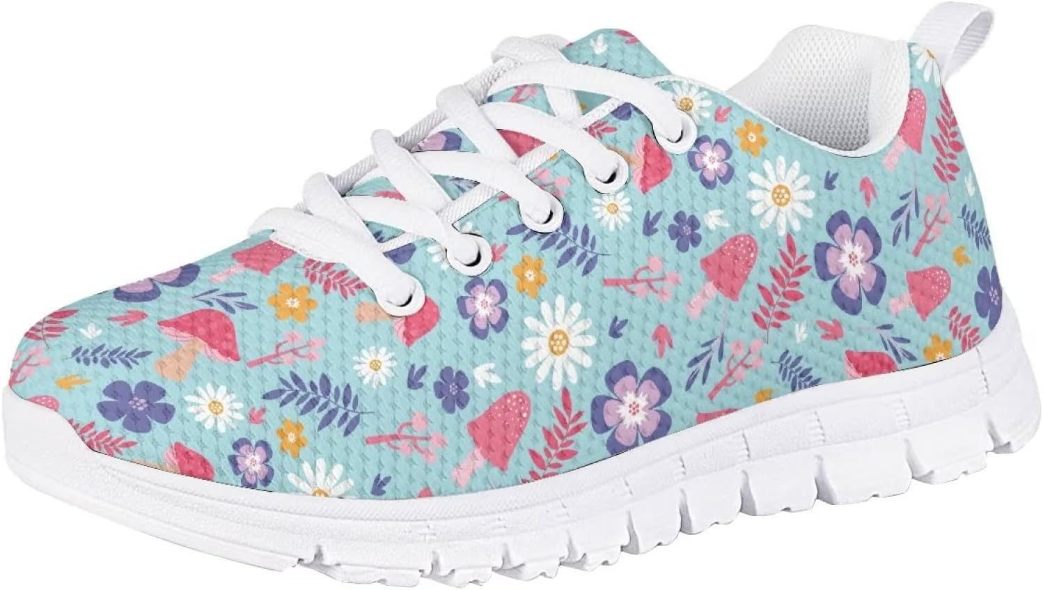Dolyues Kids Sneakers Girls Tennis Shoes for Running Athletic Walking Gym Sports Lightweight Breathable Shoe Footwear