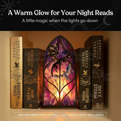 Kaciola Studio Fantasy Dragon Library Sign