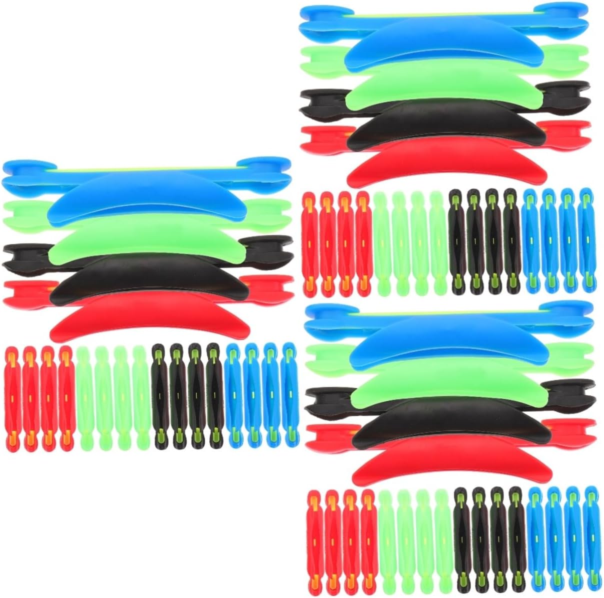 POPETPOP 60pcs Fishing Line Winder Spools Fishing Line Holders Bright Colors for Easy Organization Suitable