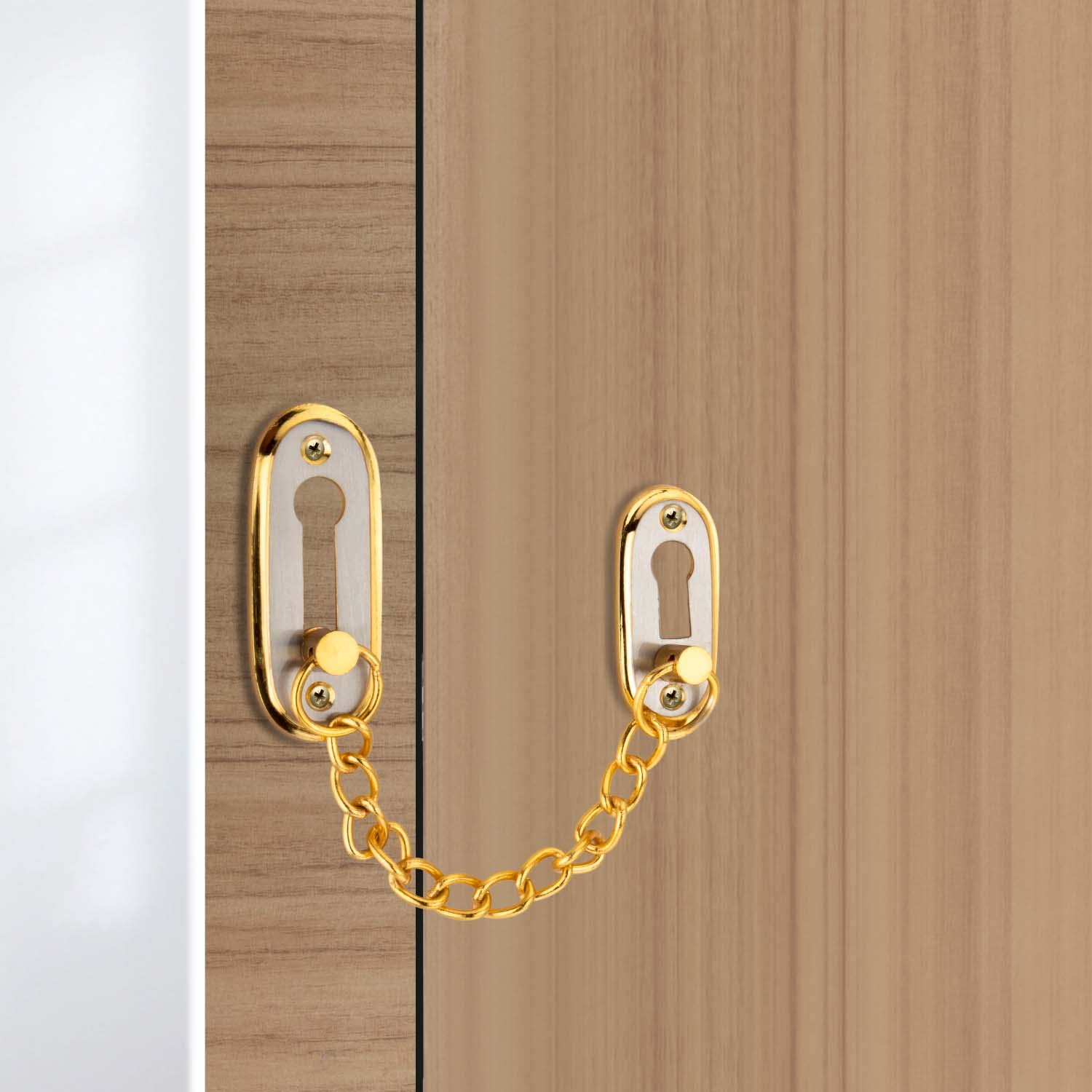 Sardar Brass Silver Gold Door Chain for Door and Home Security|Door Chain Lock/Guard/Security Latch (B0B1B746MN) Amazon Price History, Amazon Price Tracker