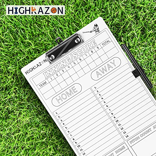 Highrazon Dry Erase Baseball Coaches Clipboard, Baseball Coach Lineup Board, Softball Coaches Whiteboard With Marker #TOP5