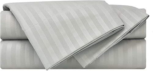 Miniatura 1 de KRISHNA Juego de sábanas de 4 piezas, 100% algodón egipcio Giza, ultra suave y transpirable, sábanas de calidad de hotel, se adapta a colchones de