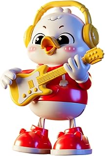 Genérico Dancing Duck Toy for Kids Automatic Sensory Play and | Interactive Musical Duck for Travel Home Park Nursery Preschool Birthday Sock