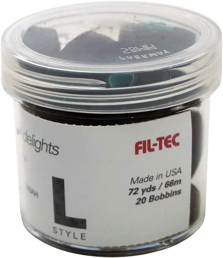 Fil-Tec Magna-Glide Delights Poly Style L Prewound Bobbins Black
