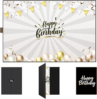 Birthday Guest Book, Birthday Signature Book Board, Birthday Party Alternative Guest Book for Party Decorations Supplies, Happy Birthday Party Signing Board Gifts for Women Men /SY01