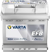 VARTA Automotive DYNAMIC EFB (N50) 12V 50Ah 550A - Batteria auto al piombo-acido per sistemi start-stop - Batteria di avviamento per macchine con elevato fabbisogno energetico - senza manutenzione