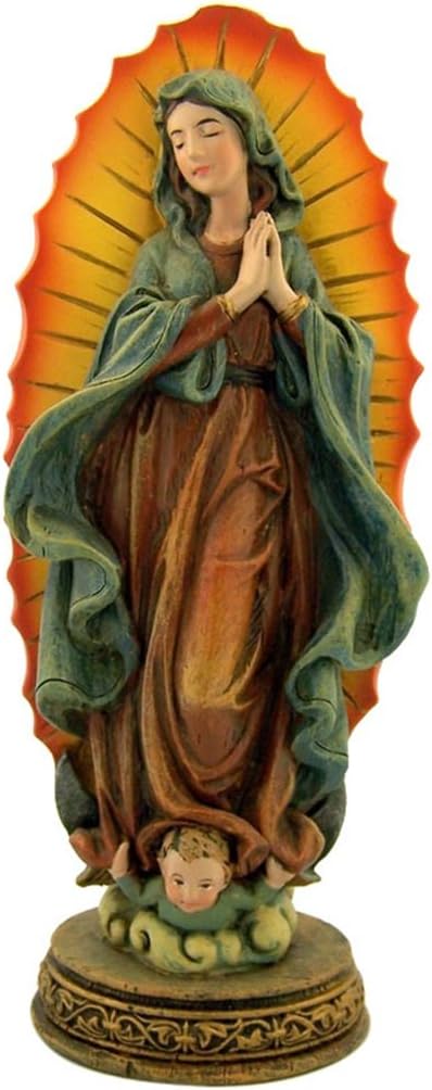 Milagros – Estatua de resina de la Virgen María Virgen de Guadalupe ...