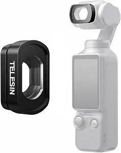 TELESIN 112° Wide Angle Lens Compatible with DJI Osmo Pocket 4 & Xtra Muse