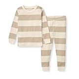 Boys' 2-Piece Long Sleeve Tee and Pants Organic Cotton Pajama Set