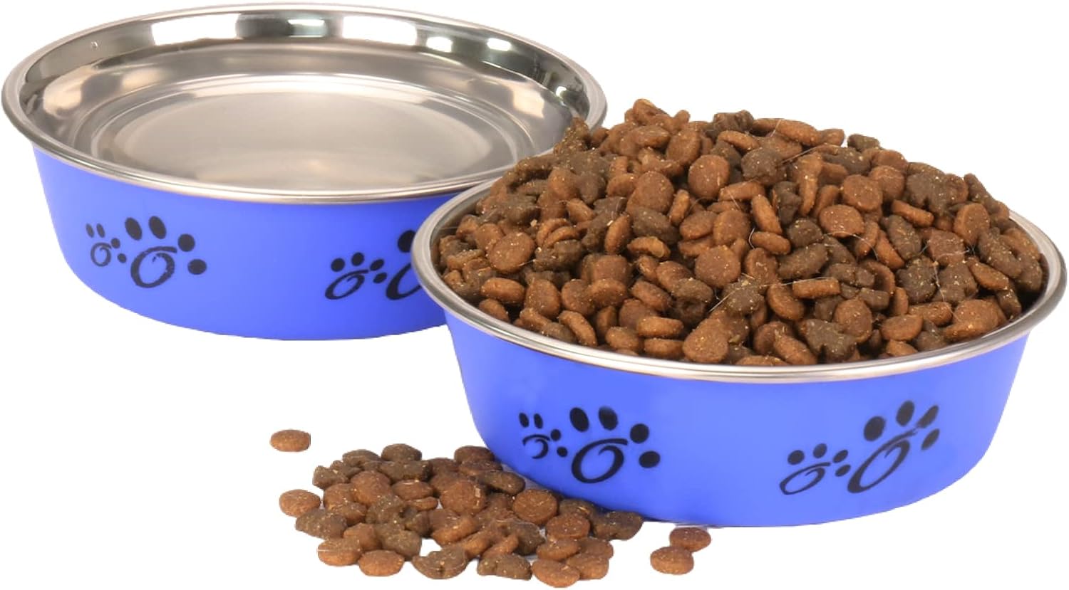 Bunongsa Cat Bowls Cat Dishes Pet Bowl Anti Slip Stainless