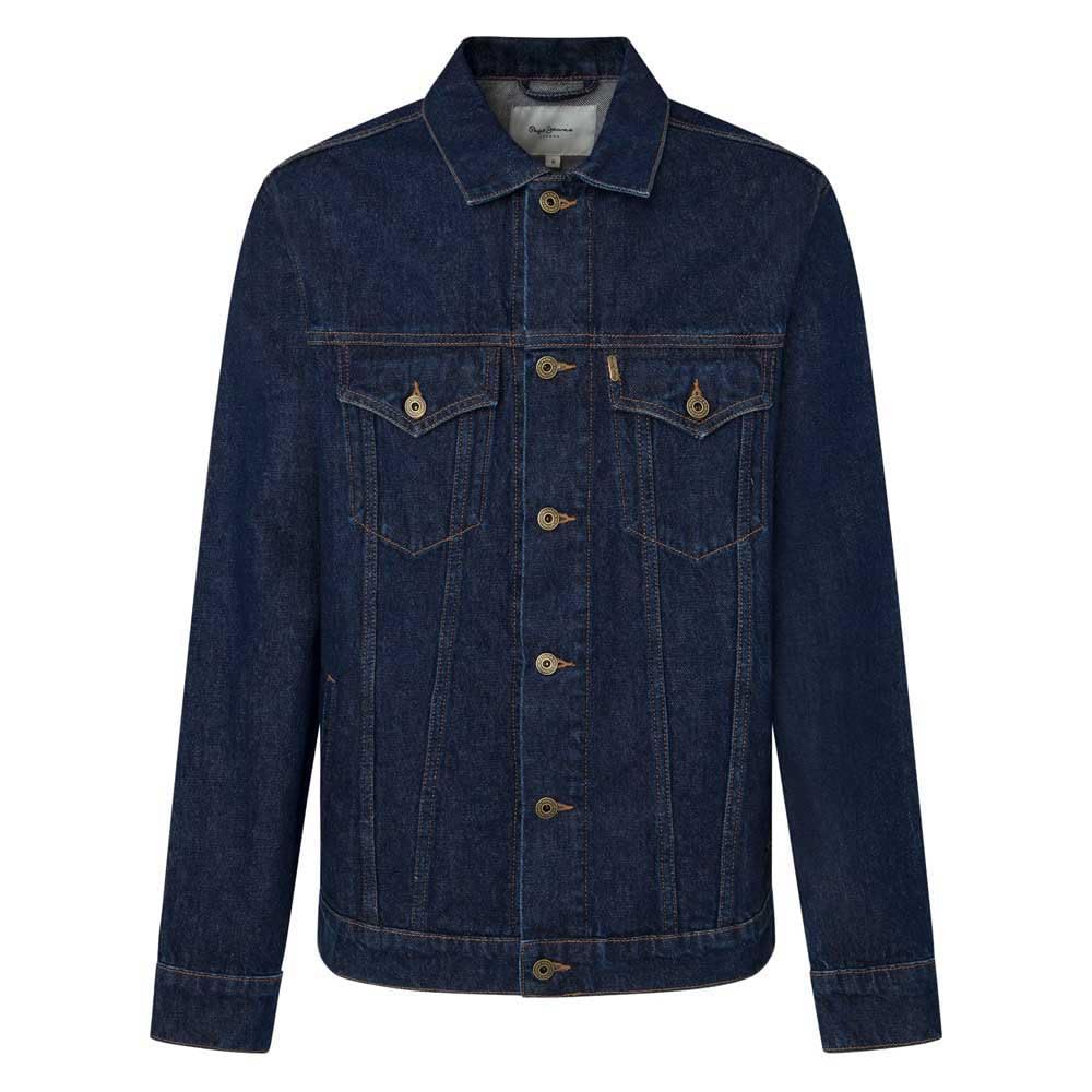 Pepe Jeans Men's Blue (Denim-Cu4) Regular Jacket Pm402715, M