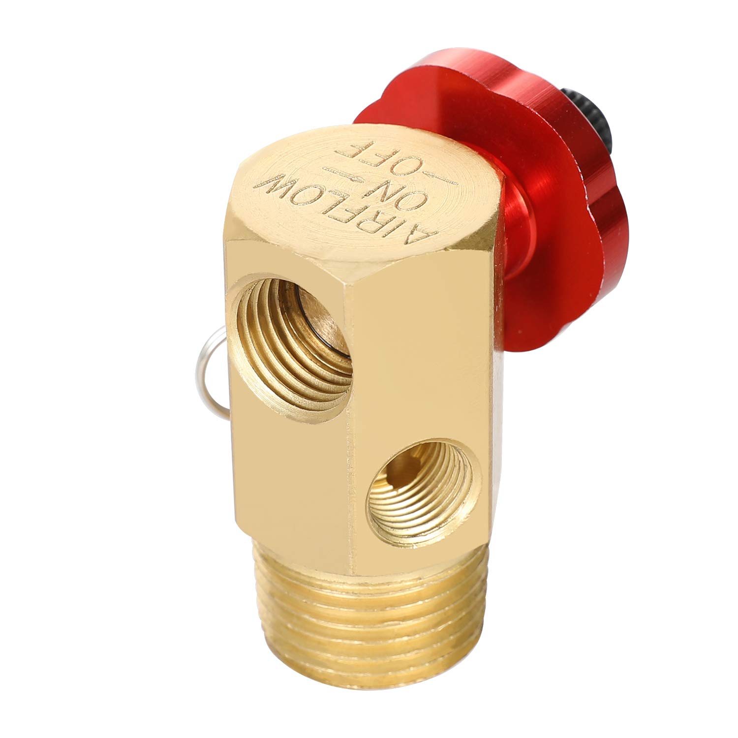 Hromee Air Tank Manifold Tool with Fill Port, Aluminum Shut Off Safety