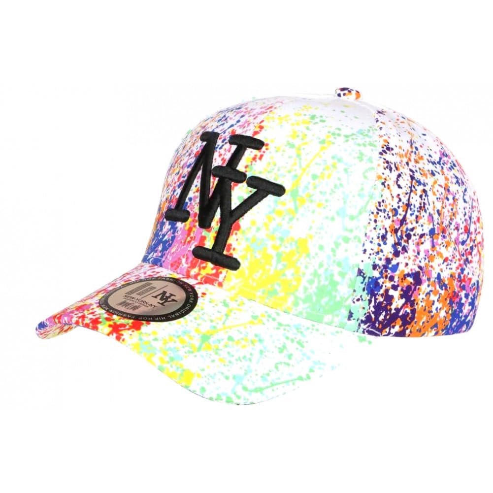 Casquette Enfant Blanche Verte Tags Tendance NY Paynter 7 a 12 ans