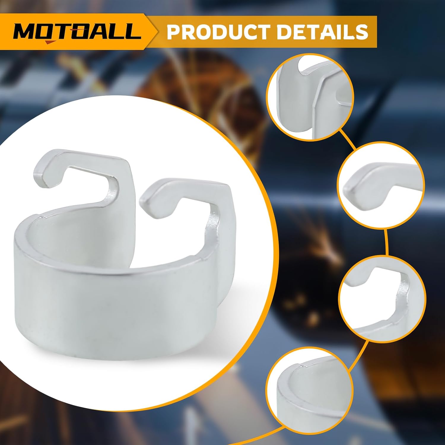 MOTOALL 06J998907A Engine Fuel Injector Seal Repair Kit for A3 A4 A5 Q3 TT Quattro Pack of 4