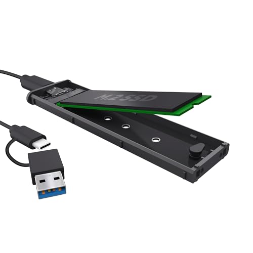 Trust Carcasa SSD M.2 NVMe USB-C 10Gbps, Caja Disco Duro Externo SSD 4TB, Compatible con 2230 2242 2260 2280 FAT32/NTFS/EXT4/exFAT/APFS, Enclosure Funda Adaptador Portatil M / M & B Key - imagen 10