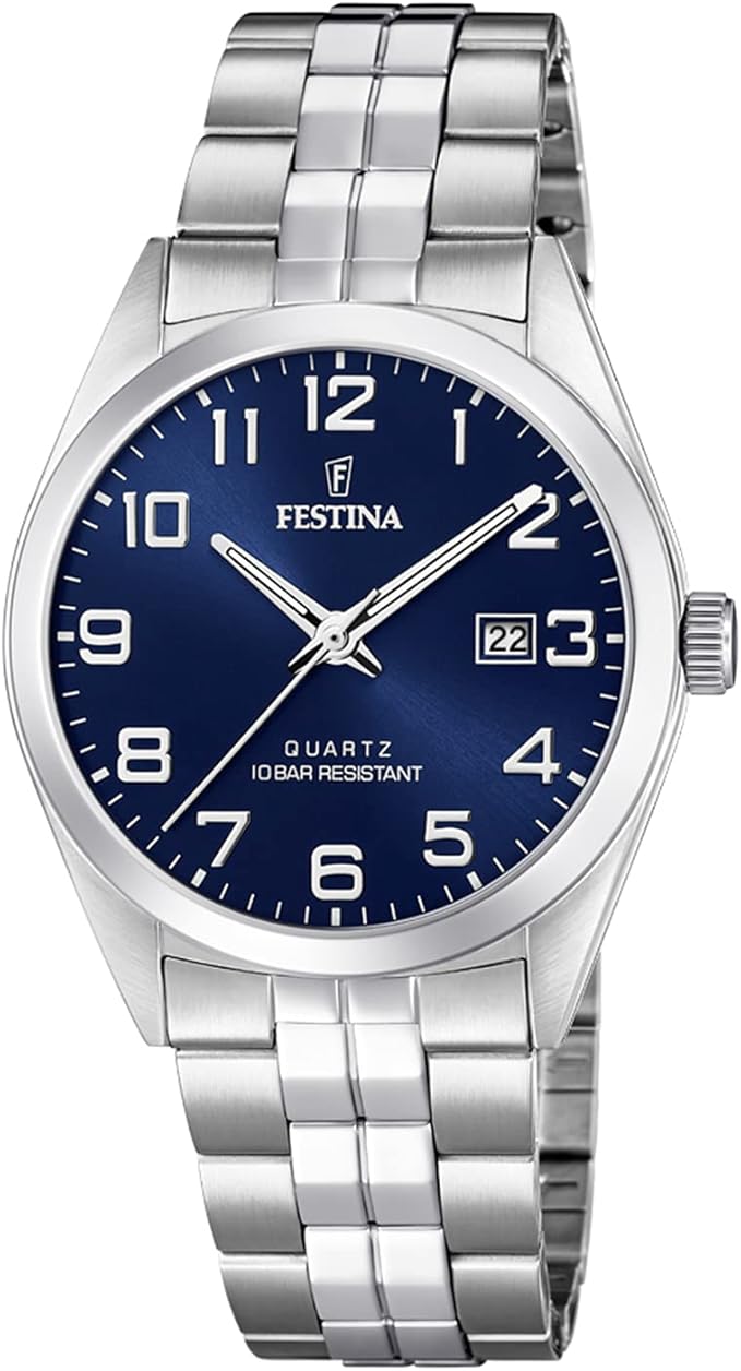 OROLOGIO SWISS MADE F20010/4 NERO CINTURINO IN PELLE, UOMO