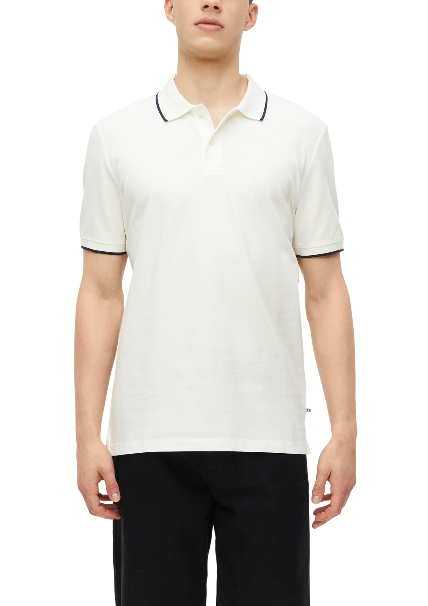 s.Oliver Men's 2178944 Polo Shirt (Pack of 1), White, M