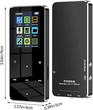 Junglee 8Gb Hafizali Mp3-Mp4 Player Müzik Çalar Fm Radyo Bluetooth Kulaklik Ve Hoparlör Ile Kullanabilme Pembe