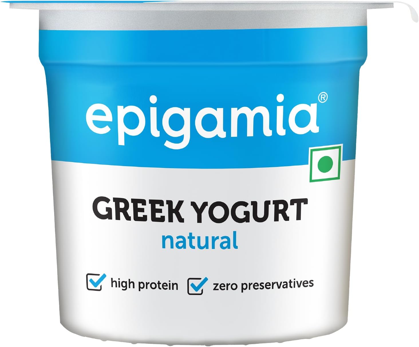 Natural Greek Yogurt, 85g | Zero Added Sugar | Zero Preservatives | Low Fat, high Protein
