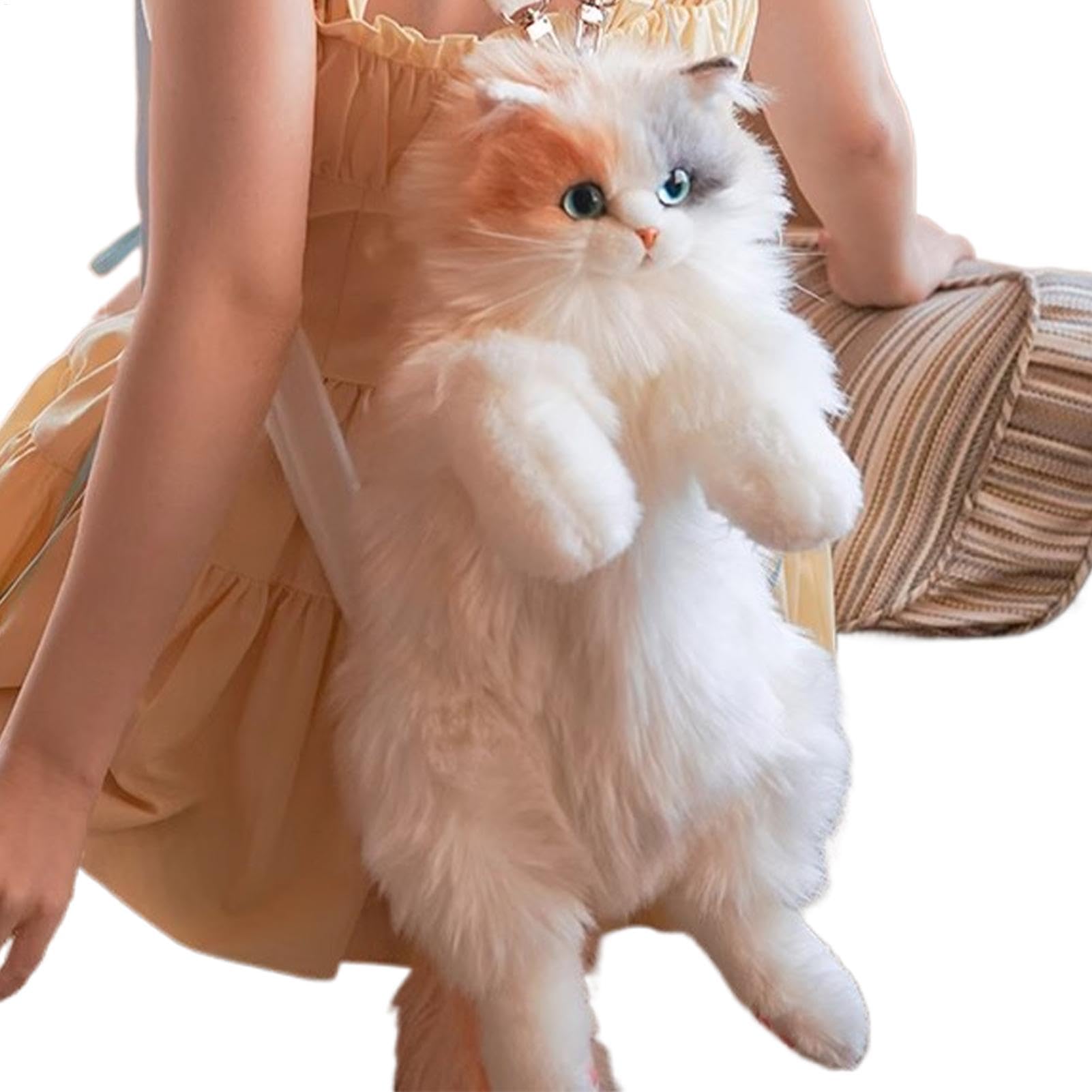 Plecak Plush, ręcznie dmuchane plecaki, plush cats plecaki zabawka, perkal kot, wypchane zwierzę plecak, uroczy kot zwierzę plush plecaki dla dzieci, dorosłych