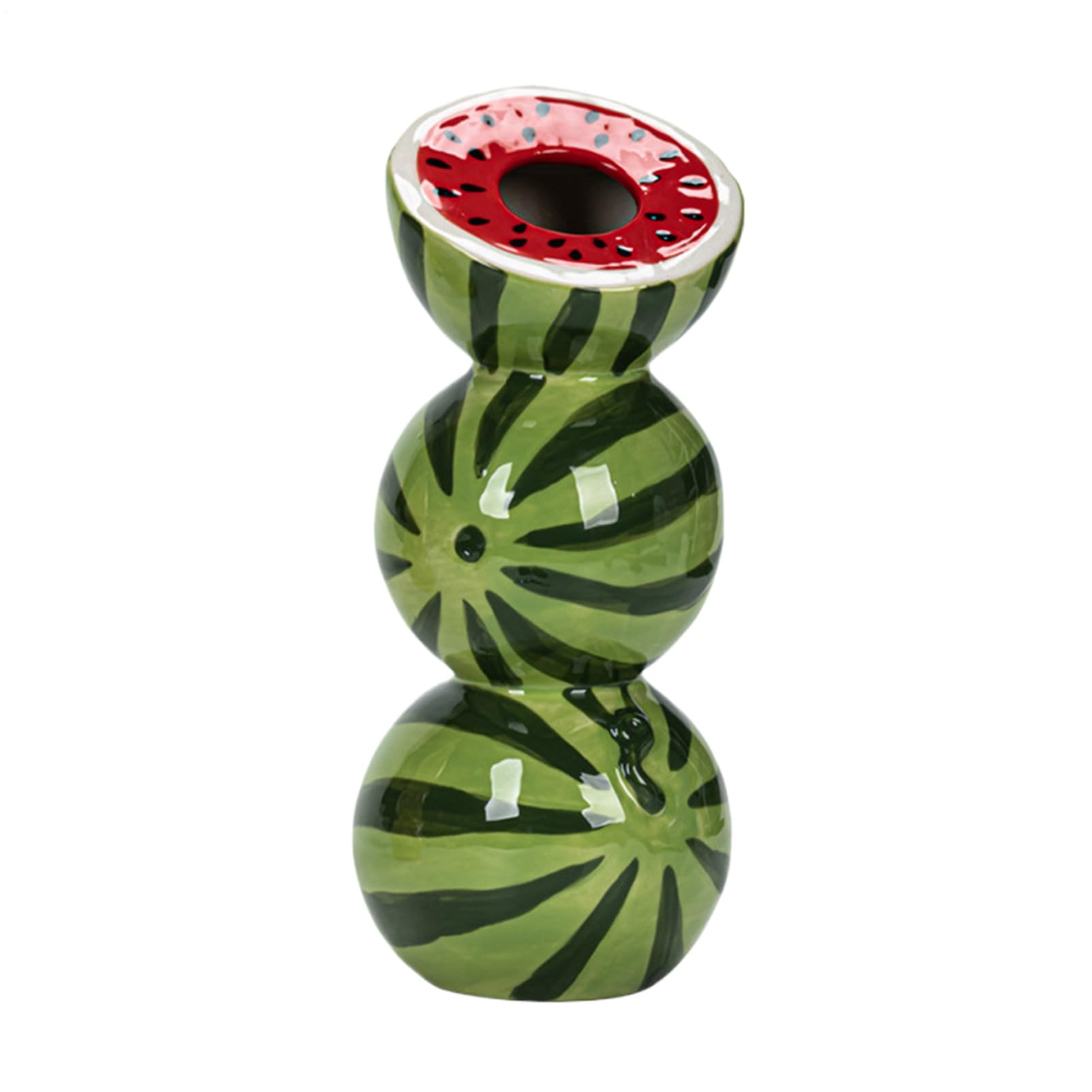 Vase en forme de fruit récipient décoratif céramique pour fleurs