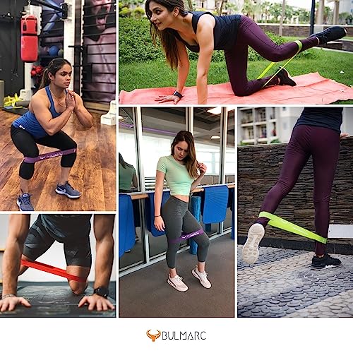 Image of Resistance Bands Mini Loop Exercise Bands Sliding Discs 70+ Exercises eBook Heavy Fitness Workout Men Women Toning Booty Hips Glutes Thighs