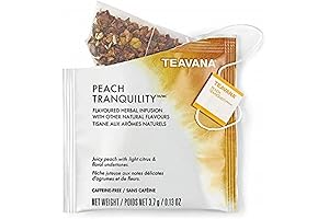 Starbucks Teavana Tea Sachets: Savor the Serenity of Peach Tranquility
