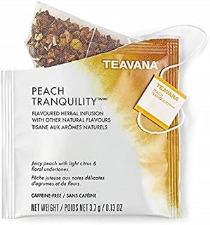 Starbucks Teavana Tea Sachets (Peach Tranquility, Pack of 24 Sachets)