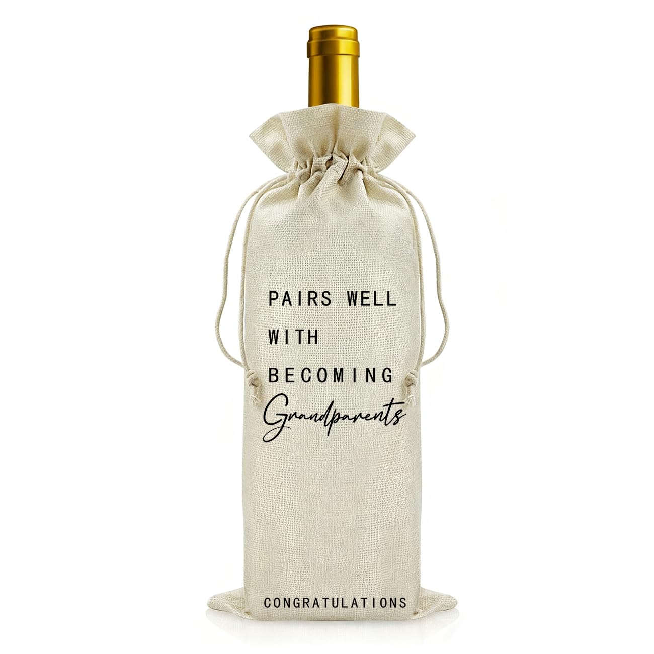 ToVii Grandparent Gift Bags - New Baby, Funny Grandparents Gifts