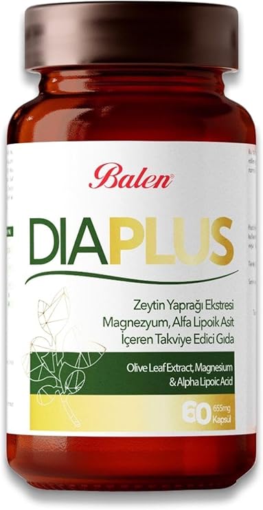 Dia Plus Zeytin Yap. Magnezyum & Alfa Kapsül 655 Mg *60 Kapsül