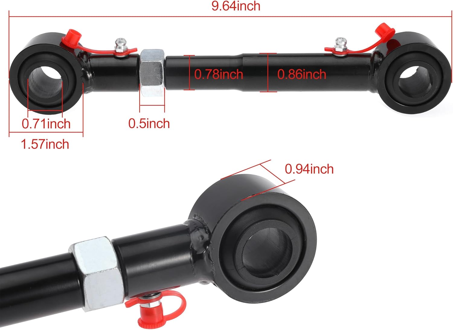 Front Swaybar Quicker Disconnect End Links with 2.5"-6" Lifts Replace 2030 for Jeep Wrangler TJ 1998-2006 for Cherokee WJ ZJ 1993-2004 for XJ for Comanche MJ 1984-2001