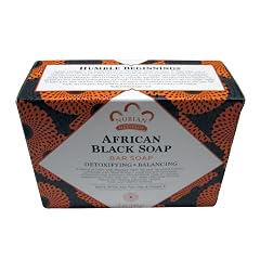 Nubian African Black Soap 5 Ounce pack of 6